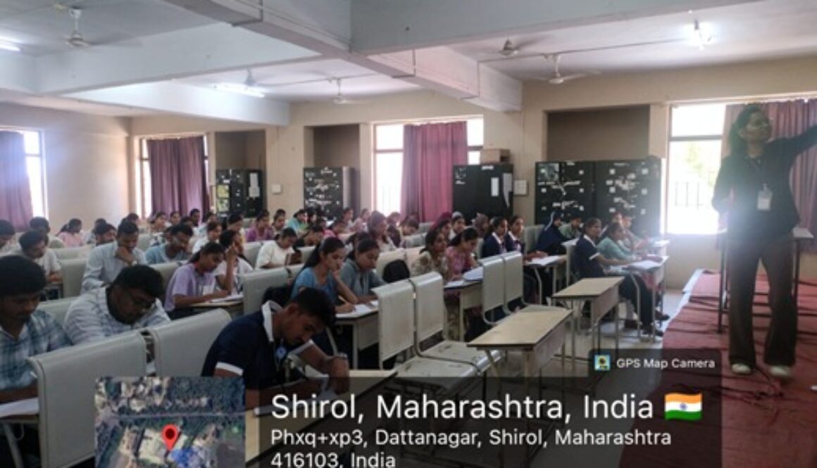 Personality Development program for Degree 2nd year students-(SE B Tech)