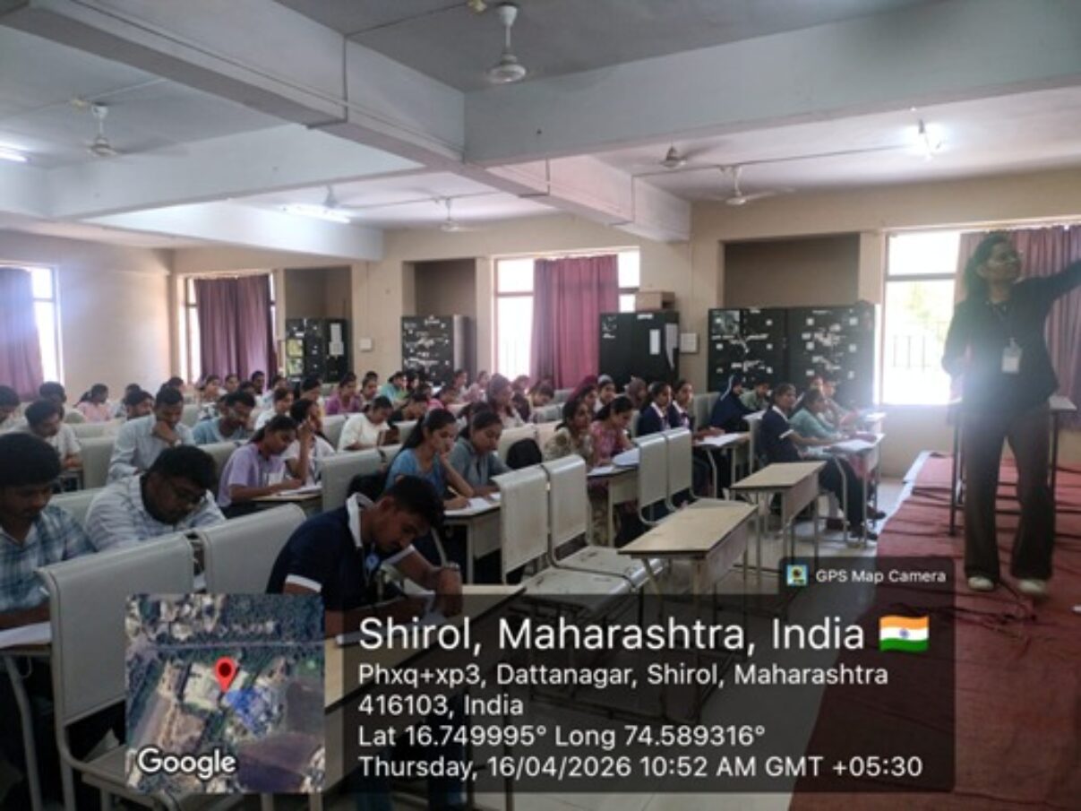 Personality Development program for Degree 2nd year students-(SE B Tech)